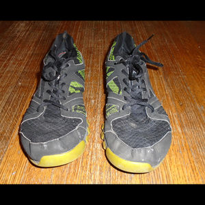 Reebok Black and Green Sneakers Men's US Size 11
